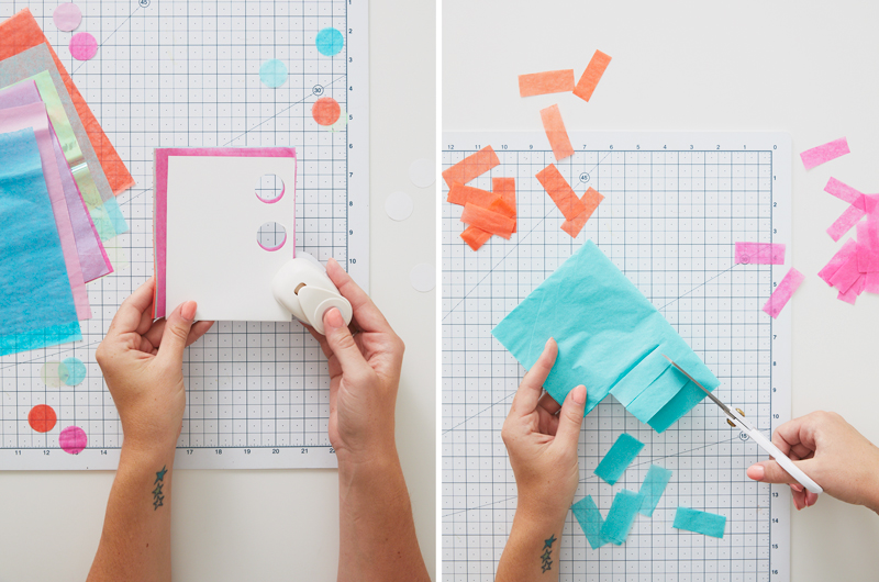 Dress Up A Party with Easy, Colorful DIY Tissue Paper Confetti